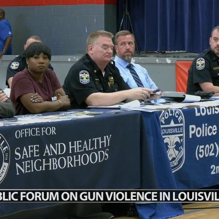 Public safety forum discusses gun violence in Louisville, victim support
